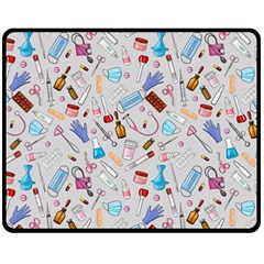 Medical Devices Fleece Blanket (medium)  by SychEva