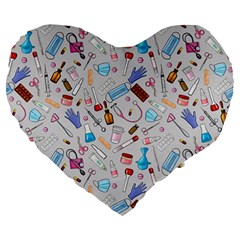Medical Devices Large 19  Premium Heart Shape Cushions by SychEva