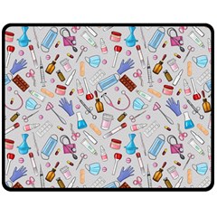 Medical Devices Double Sided Fleece Blanket (medium)  by SychEva