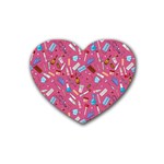 Medical Devices Rubber Heart Coaster (4 pack) Front