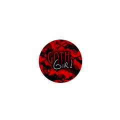 Goth Girl 1  Mini Buttons by GothicPunkNZ