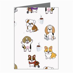 Hot Chocolate Puppies Hot Cocoa Greeting Cards (pkg Of 8) by Wegoenart