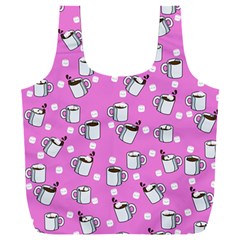 Coffee Chocolate Milk Drink Hot Full Print Recycle Bag (xxl)