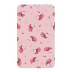 Flowers Pattern Pink Background Memory Card Reader (Rectangular)