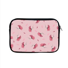 Flowers Pattern Pink Background Apple Macbook Pro 15  Zipper Case