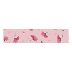 Flowers Pattern Pink Background Velvet Scrunchie