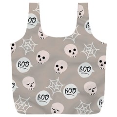 Halloween Decoration Drawing Design Full Print Recycle Bag (xxxl)