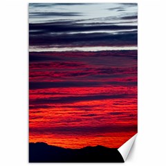 Morning Glow Dawn Sky Clouds Canvas 12  X 18  by Wegoenart