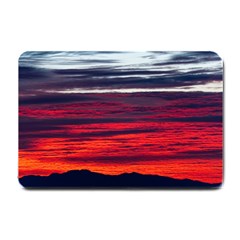 Morning Glow Dawn Sky Clouds Small Doormat by Wegoenart