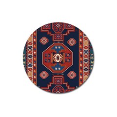 Armenian Old Carpet  Magnet 3  (Round)