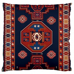 Armenian Old Carpet  Large Cushion Case (two Sides) by Gohar