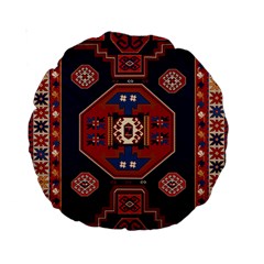 Armenian Old Carpet  Standard 15  Premium Round Cushions