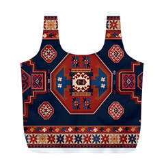 Armenian Carpet Full Print Recycle Bag (l) by Gohar