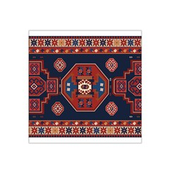 Armenian Carpet Satin Bandana Scarf 22  X 22  by Gohar