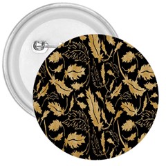 Natura Premium Golden Leaves 3  Buttons by ConteMonfrey