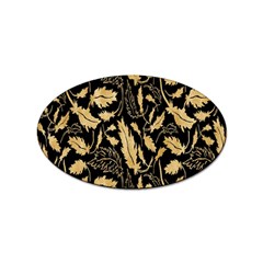 Natura Premium Golden Leaves Sticker Oval (100 Pack) by ConteMonfrey