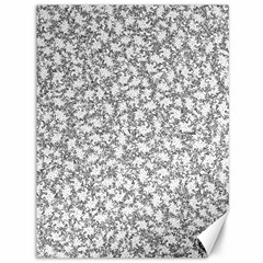 Bacterias Drawing Black And White Pattern Canvas 36  X 48  by dflcprintsclothing