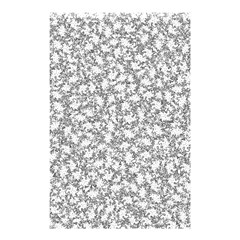 Bacterias Drawing Black And White Pattern Shower Curtain 48  X 72  (small)  by dflcprintsclothing