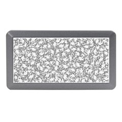 Bacterias Drawing Black And White Pattern Memory Card Reader (mini) by dflcprintsclothing