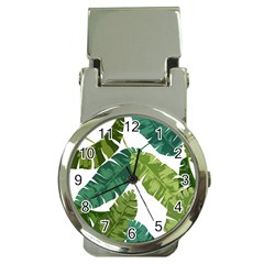 Banana Leaves Tropical Money Clip Watches by ConteMonfrey