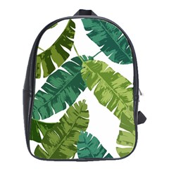 Banana Leaves Tropical School Bag (large) by ConteMonfrey