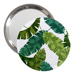 Banana Leaves Tropical 3  Handbag Mirrors by ConteMonfrey