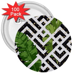 Modern Garden 3  Buttons (100 Pack)  by ConteMonfrey