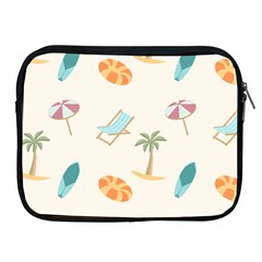 Cool Summer Pattern - Beach Time!   Apple Ipad 2/3/4 Zipper Cases by ConteMonfrey