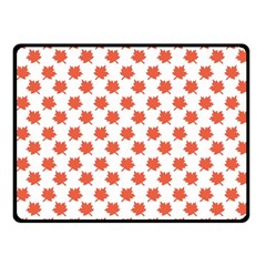 Maple Leaf   Fleece Blanket (small) by ConteMonfrey