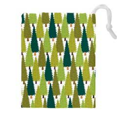 Pine Trees   Drawstring Pouch (4xl) by ConteMonfrey