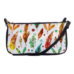 Watercolor Nature Glimpse  Shoulder Clutch Bag by ConteMonfrey