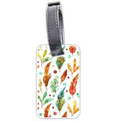 Watercolor Nature Glimpse  Luggage Tag (two Sides) by ConteMonfrey