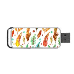 Watercolor Nature Glimpse  Portable Usb Flash (one Side) by ConteMonfrey