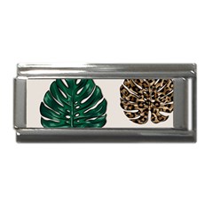 Colorful Monstera  Superlink Italian Charm (9mm) by ConteMonfrey