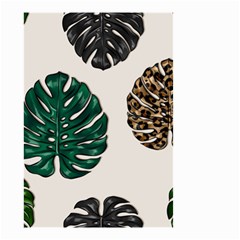 Colorful Monstera  Small Garden Flag (two Sides) by ConteMonfrey