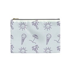 Doodles - Beach Time! Cosmetic Bag (medium) by ConteMonfrey