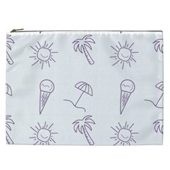 Doodles - Beach Time! Cosmetic Bag (xxl) by ConteMonfrey