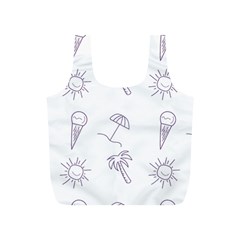 Doodles - Beach Time! Full Print Recycle Bag (s) by ConteMonfrey