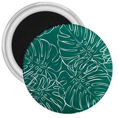 Tropical Monstera  3  Magnets by ConteMonfrey