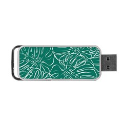 Tropical Monstera  Portable Usb Flash (one Side) by ConteMonfrey