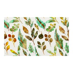 Leaves And Feathers - Nature Glimpse Banner And Sign 5  X 3  by ConteMonfrey