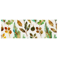 Leaves And Feathers - Nature Glimpse Banner And Sign 9  X 3  by ConteMonfrey