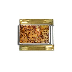 Insect Macro Honey Bee Animal Gold Trim Italian Charm (9mm)