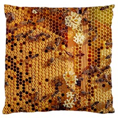 Insect Macro Honey Bee Animal Standard Flano Cushion Case (One Side)