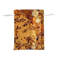 Insect Macro Honey Bee Animal Lightweight Drawstring Pouch (M)