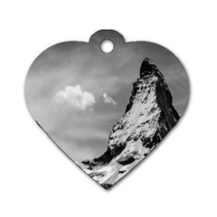 Matterhorn Switzerland Mountain Nature Dog Tag Heart (two Sides) by Wegoenart