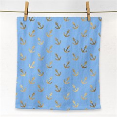 Gold Anchors Long Live   Face Towel by ConteMonfrey