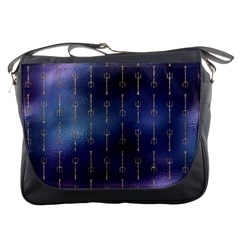 Trident On Blue Ocean  Messenger Bag by ConteMonfrey