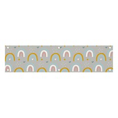 Rainbow Pattern Banner And Sign 4  X 1  by ConteMonfrey