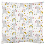 Unicorns rainbow Standard Flano Cushion Case (One Side) Front